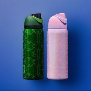 Owala Wicked limited edition Green and Pink Water Bottles